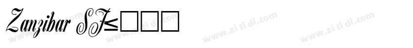 Zanzibar SF字体转换